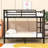 Metal Bunk Bed With Guardrails And Ladder-1625454999-1625454998