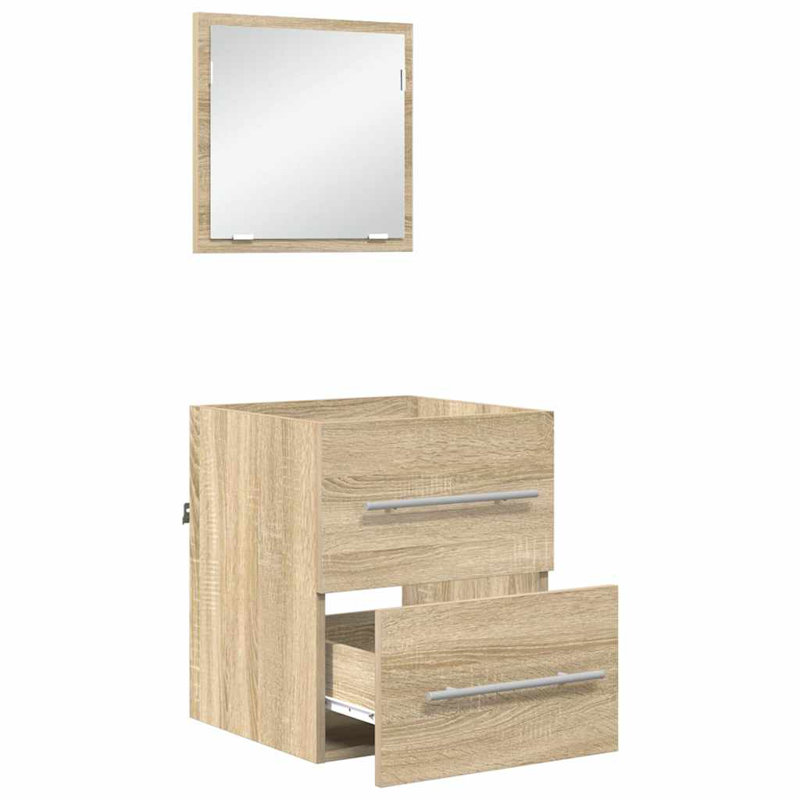 41mm Bathroom Vanity with Basin, Light Natural