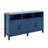 Modern 4-Door Sideboard Buffet With Adjustable Shelves And Half-Open Storage Cabinet-14669717