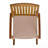 Acacia Wood Patio Outdoor Rocking Chair With Cushions For Garden, Lawn, Backyard, Pool,