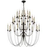 Thomas O'Brien Erika Three-Tier Chandelier