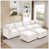 Beige+2 Ottomans est en rupture de stock