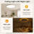 12in Round LED Ceiling Light, Ultra-Thin Dimmable 3000-6500K, Smart Control Flush Mount Fixture