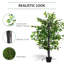 145cm Faux Banyan Tree in Cement Pot
