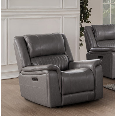 Fauteuil inclinable en cuir Palmer
