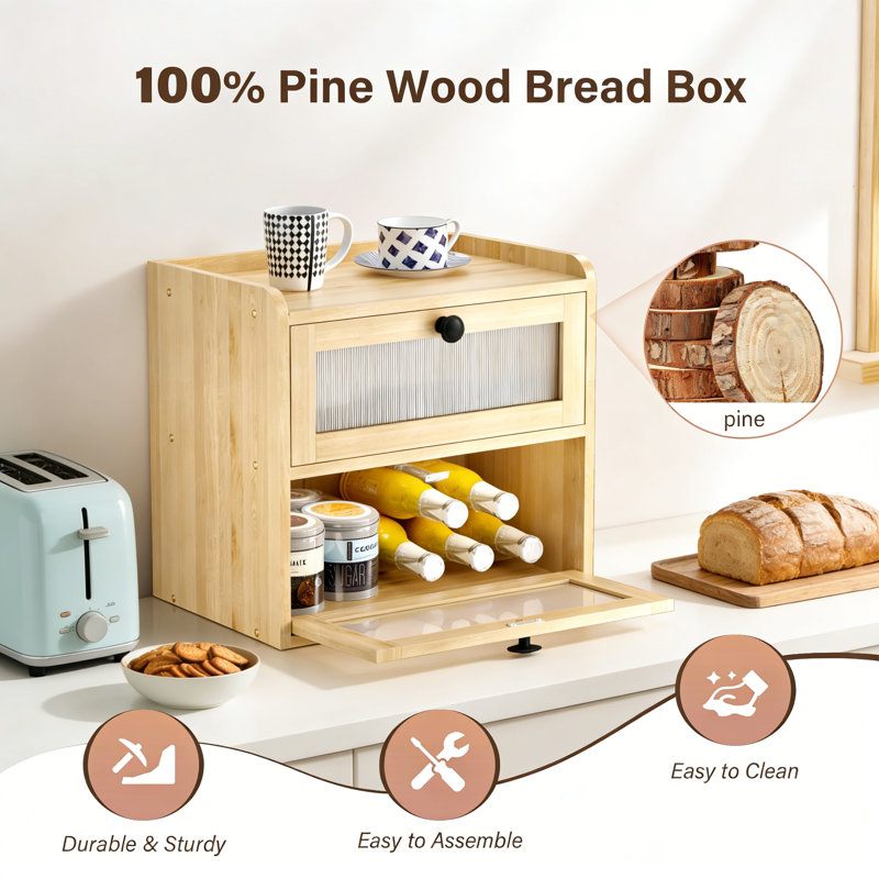 Wood Food Storage Container