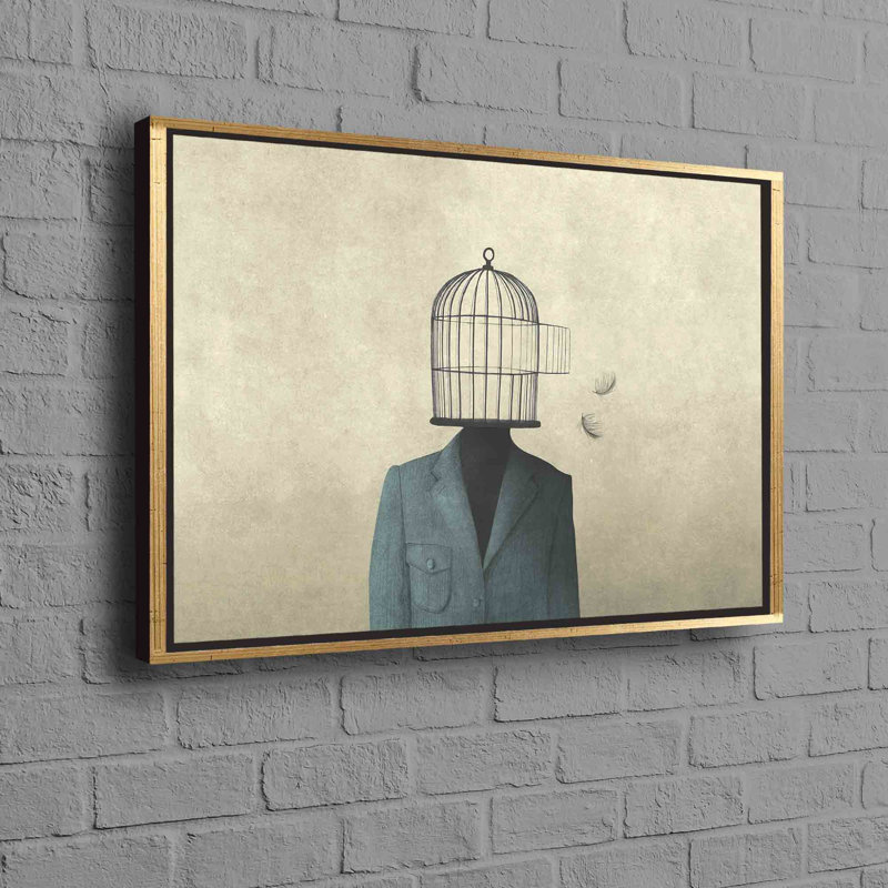 Print on Canvas, Gold Floater Framed, 80 cm H x 110 cm W
