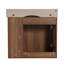 Meuble-lavabo mural avec lavabo en céramique blanche et porte à fermeture en douceur-1269688365