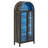 68" Tall Arched Storage Display Cabinet-2133944932