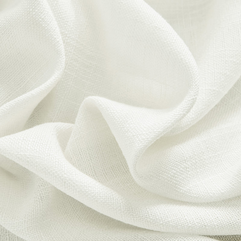 Paire de rideaux semi-transparents avec œillets Draycott, L 52 po x L 96 po, Polyester crème