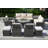 Areefa 10 - Person Patio Conversation Set with Cushions-442873465
