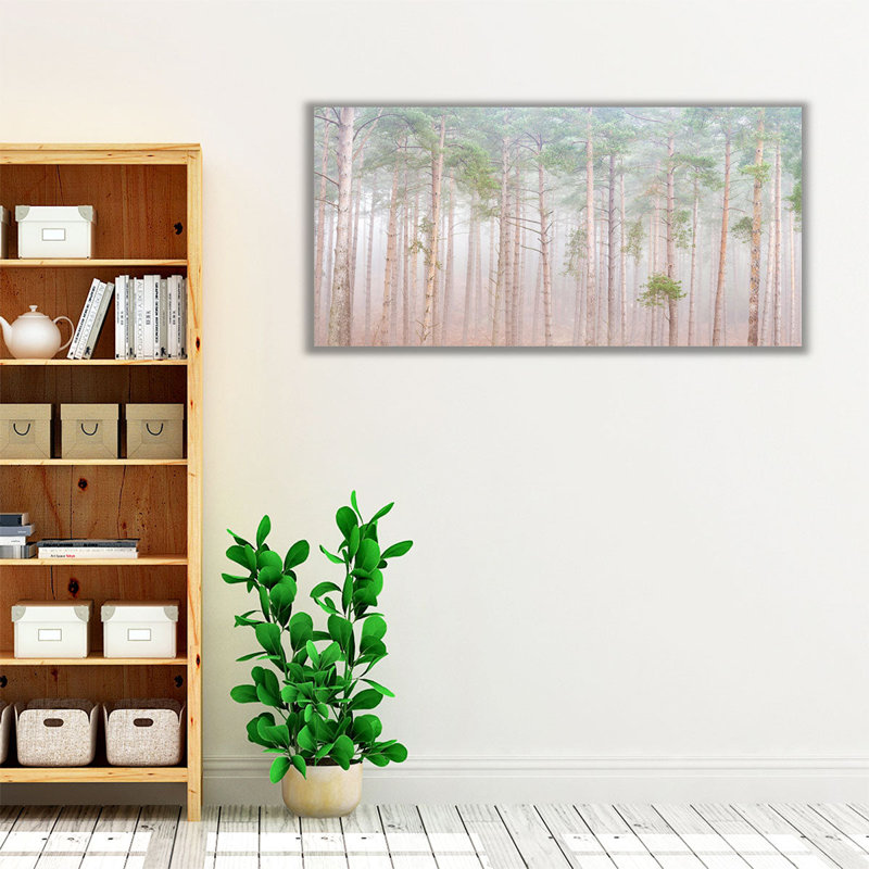 «Misty Forest», reproduction d'art sur toile, H 10 po x l 20 po