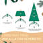 Arbre de Noël mince illuminé 8 pi