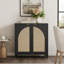 Boho - Buffet en rotin avec tablettes réglables-1479668742