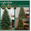Sapin de Noël artificiel avec lumières claires-1308143788