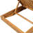 Outdoor Adjustable Backrest Acacia Wood Lounger with Cushion-894413687