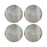 Birch Holiday Vegan Leather Round Coasters