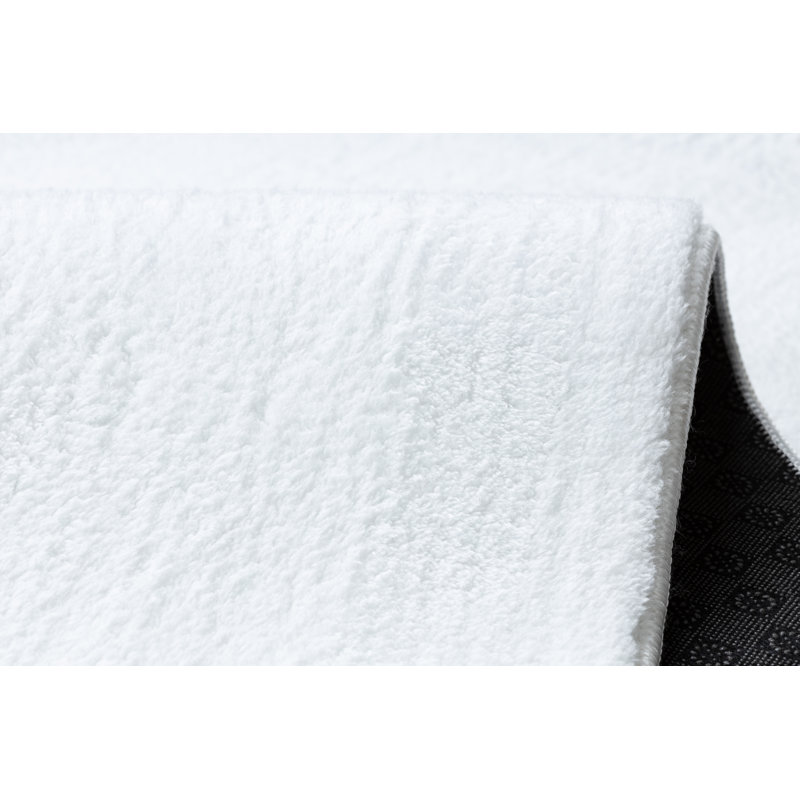 Pacificia Solid Colour Area Rug, Rectangular 200 x 290cm, White