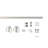 Stainless Steel Metal Standard Double Single Door Barn Door Hardware Kit