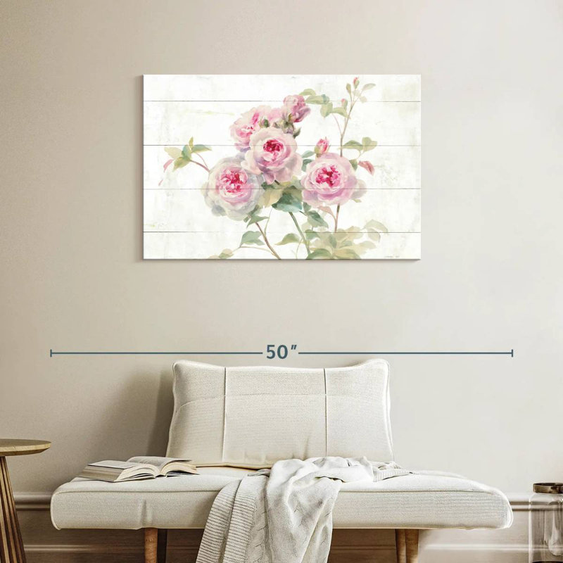 Harnek Sweet Roses sur bois