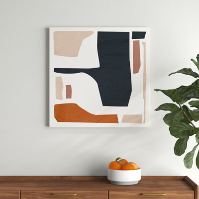 Mid Century Shapes IV by Melissa Wang - Wrapped Canvas Print