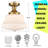 Glass Semi Flush Mount