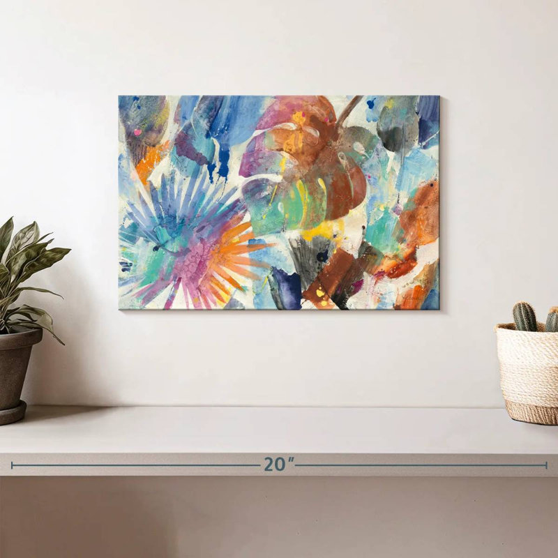 Harnek Palm Abstract, 8" H x 12" W