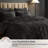 PHF Double-Sided Velvet Comforter Set, 5 Piece Soft Luxury Winter Warm Bedding Sets, Modern Bed in A Bag-124115667-124115665