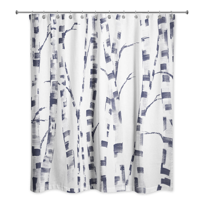 Rideau de douche Tyche, Bleu marine