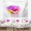 Tapisserie mauve et jaune Gerbera-28508562