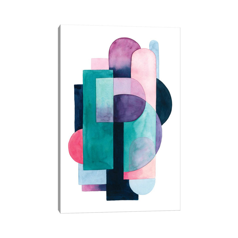 Urban Deco II by Grace Popp - Wrapped Canvas Painting, 66.04 cm H x 45.72 cm W