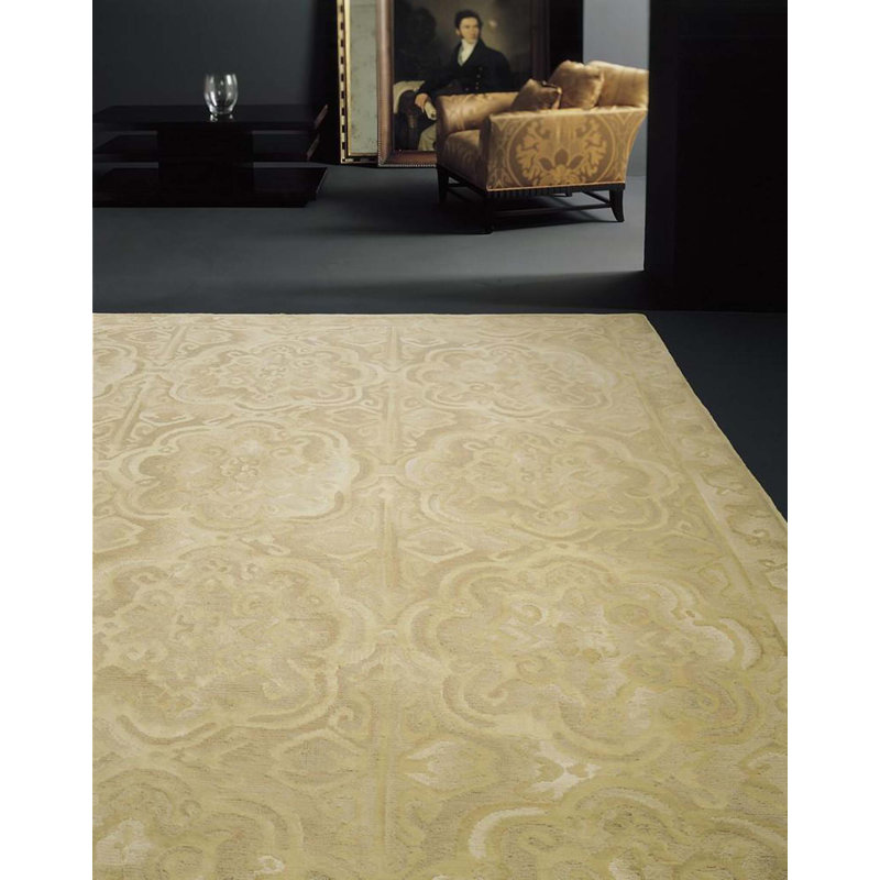 Wool Floral Area Rug, Rectangle 12' x 18'