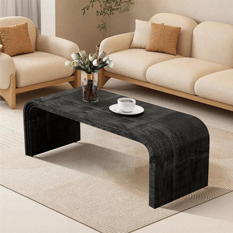Single Coffee Table, Antique Black
