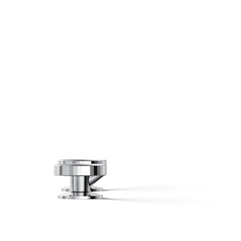 Components™ Bathroom Sink Handles with Industrial Design, Polished Chrome