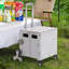 Caetlyn 41cm H x 33.5cm W Utility Cart with Wheels-479712858