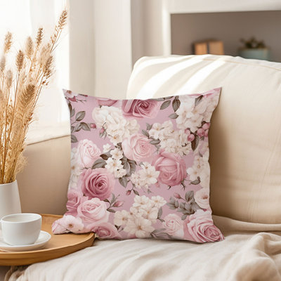 Floral Muted Pink Roses VI Glam Flowers