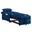 Lit gigogne simple 4 en 1 bleu marine. Réglable pour un confort personnalisé. Méridienne convertible. Gain de place. Velours doux. Construire. Assemblage sans effort du dossier. Salon confortable. Cadre. Facile à installer-121047771