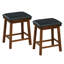 Ensemble de 4 tabourets de bar en cuir d'unité centrale avec siège rembourré Winston Porter-1473758860-1473758861
