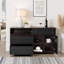 Buffet contemporain de 52 po avec rangement ouvert Yveth-1067132498