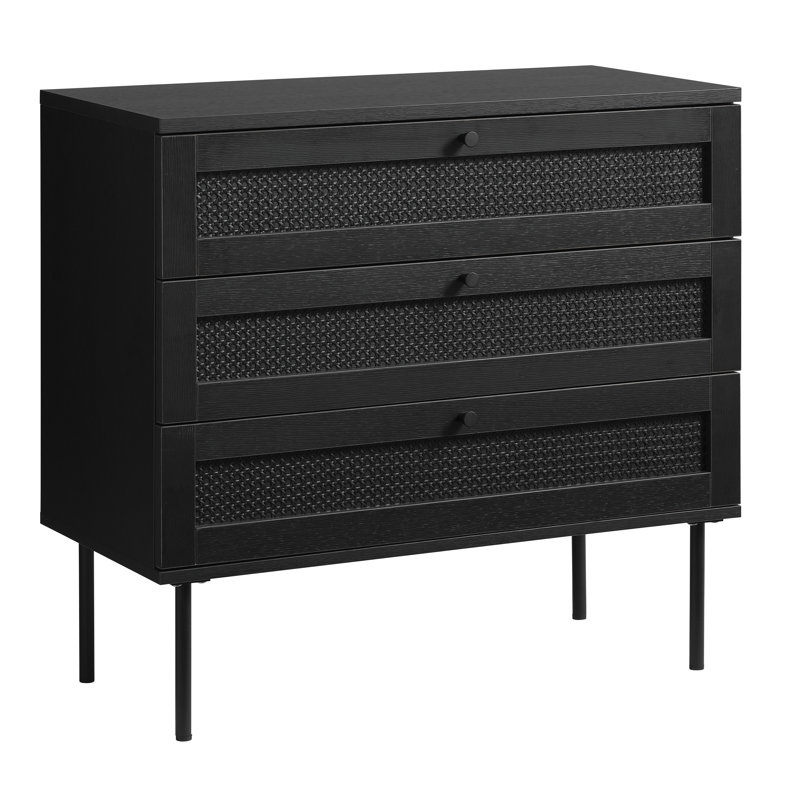 Dover 80cm W 3 - Drawer Chest of Drawers