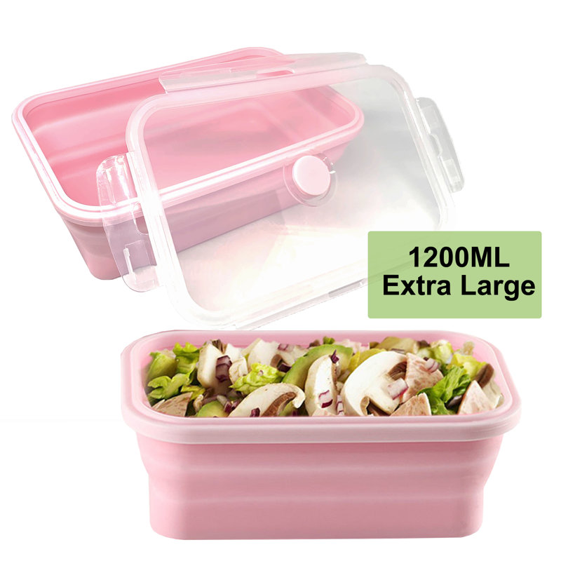 Ensemble de 2 contenants alimentaires Brailey-Jaii, Rose