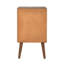Rulo 40cm W Solid Wood Bedside Table-897718276