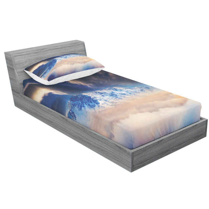Microfiber Sheet Set, Twin XL Sheet Set with Fitted Sheet