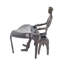 Figurine de pianiste masculine Aarnav