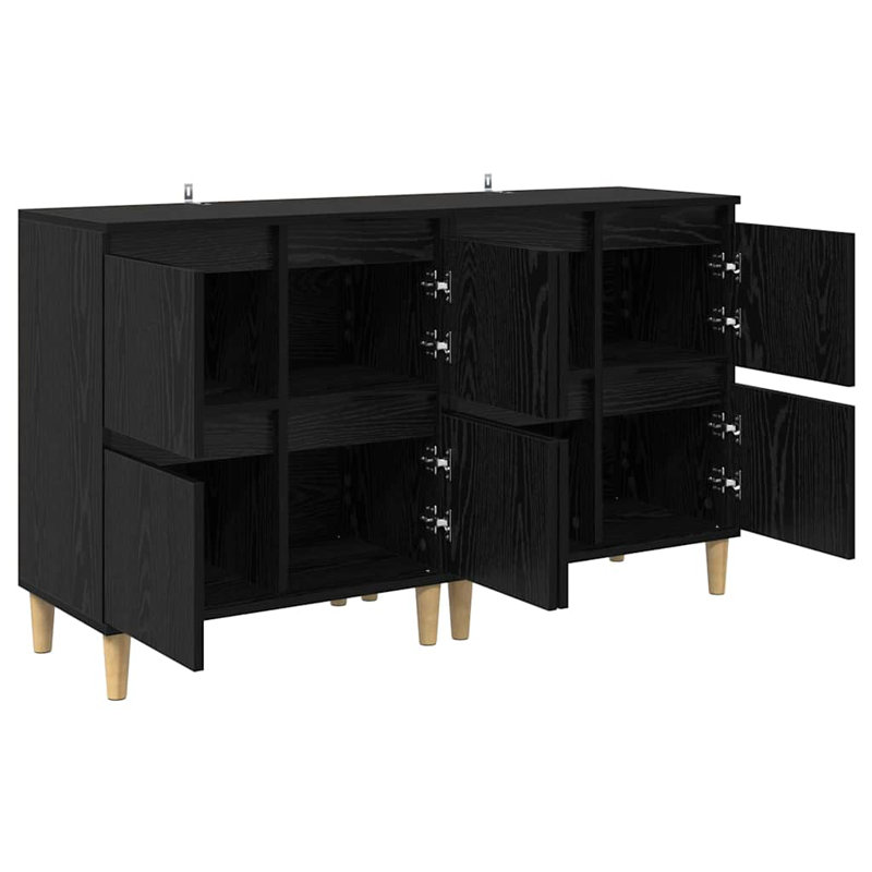 Sideboard Accent Chest, Black Oak