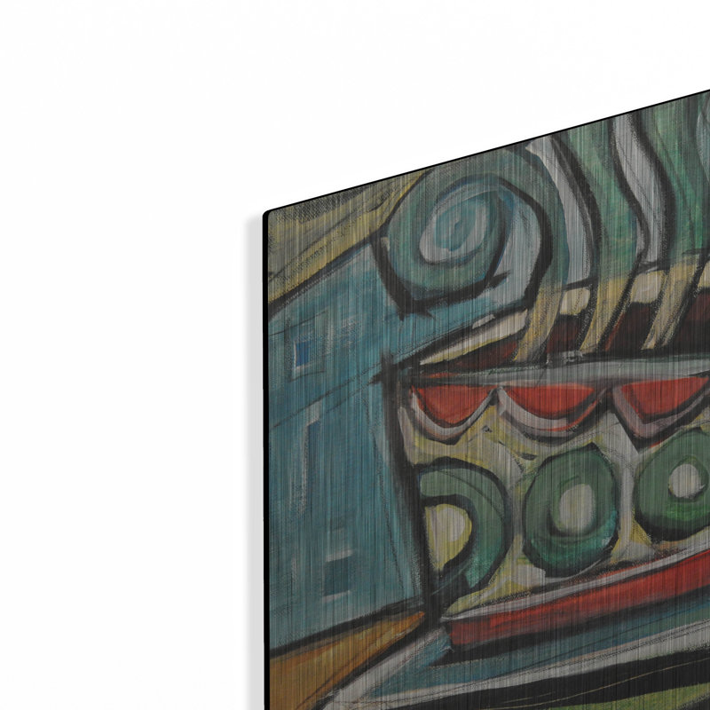 «Coffee Cup 2» par Tim Nyberg, art mural en métal, H 12 po x l 12 po