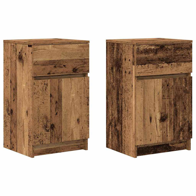 39cm W Manufactured Wood Bedside Table