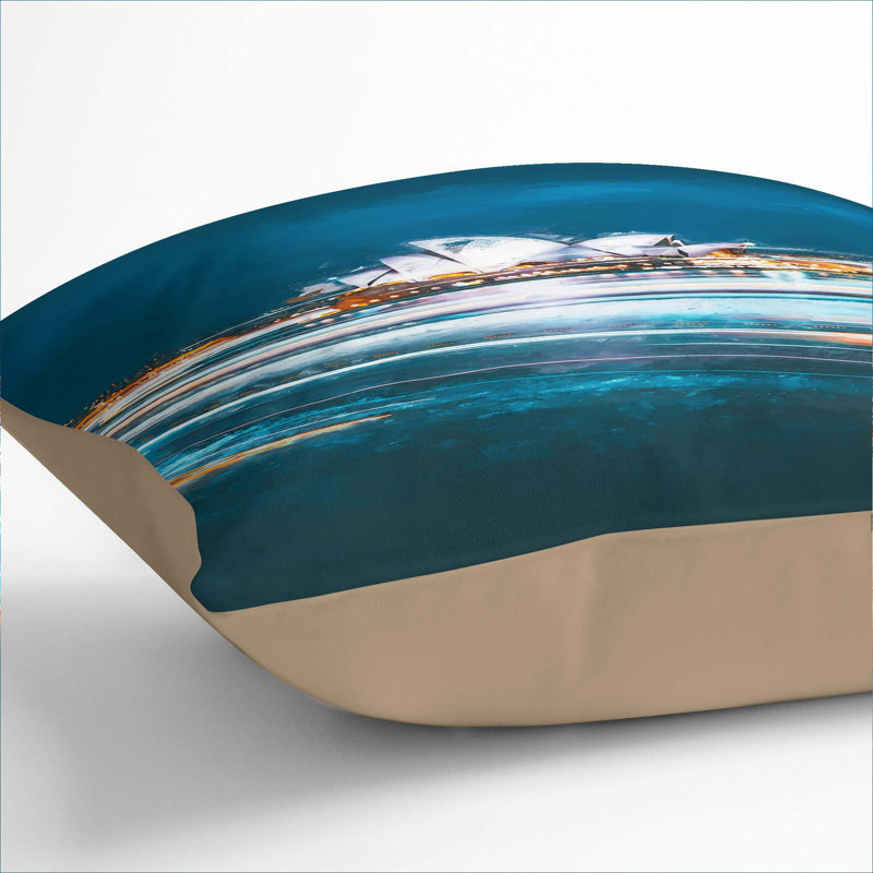 Square Cushion, 40cm H x 40cm W x 15cm D, Stone