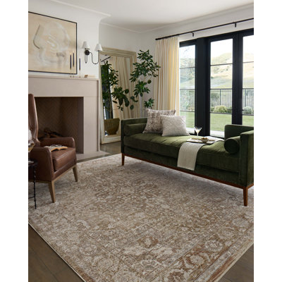 Loloi Kahmel Natural / Clay Area Rug