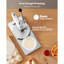 Presse-pâte à pizza manuelle en acier inoxydable 9,5 po